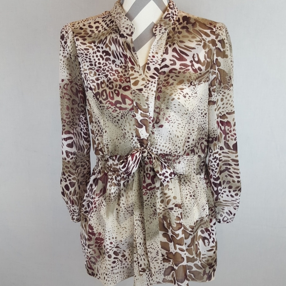 Animal Print Blouse